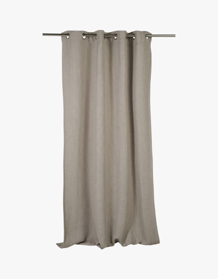 Lysdempende gardin beige - 140x220 cm beige - 1