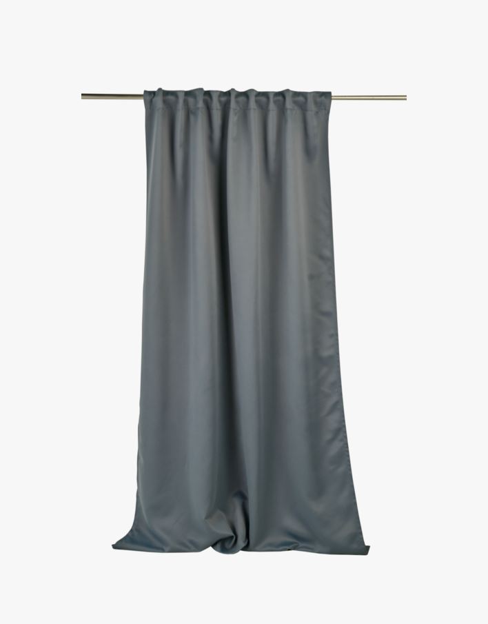 Lysdempende gardin gråblå - 140x160 cm gråblå - 1