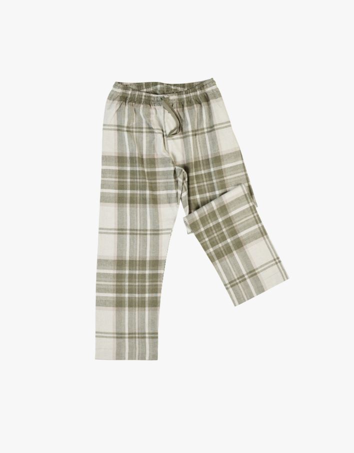 Pyjamasbukse olivengrønn - one size olivengrønn - 1