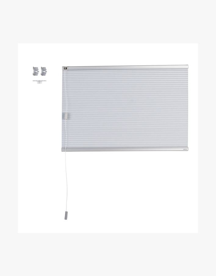 Premium dobbel plisségardin m/snortrekk 25mm multi - 25 mm multi - 1