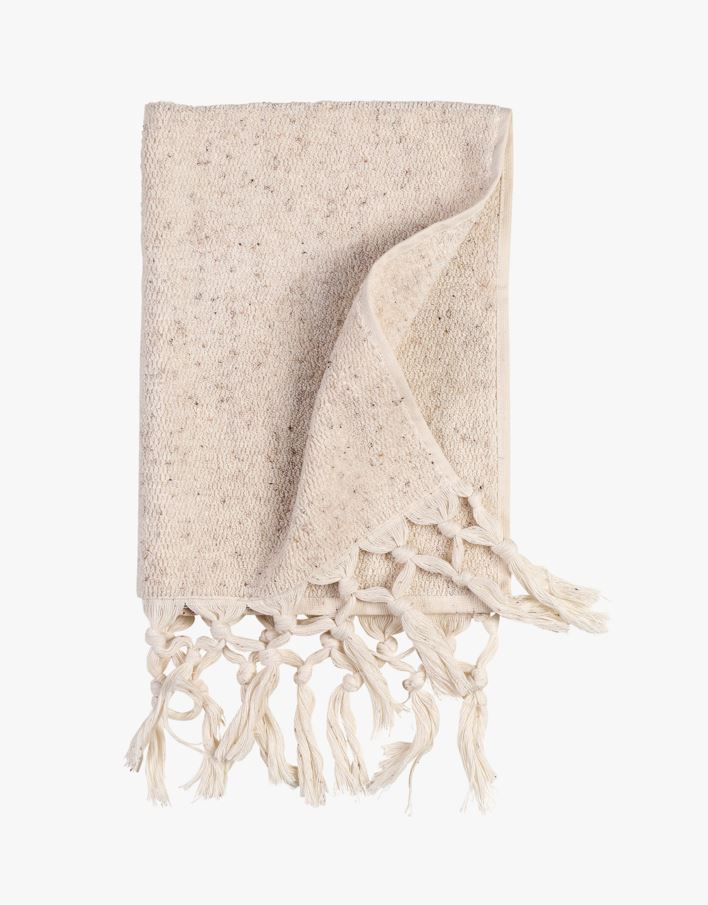 Badehåndkle beige - 50x70 cm beige - 1