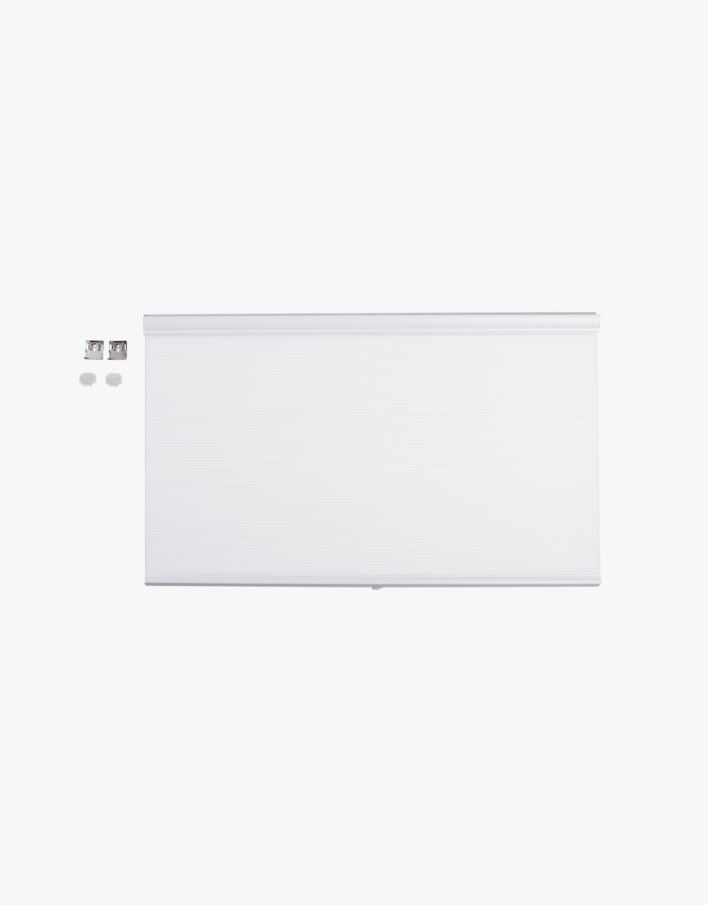 Opp&ned trådløs plisségardin hvit - 80x160 cm hvit - 1