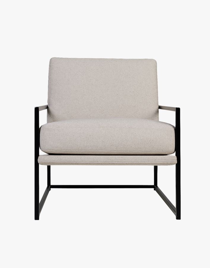 Loungestol natur - 66x86x78 cm natur - 1