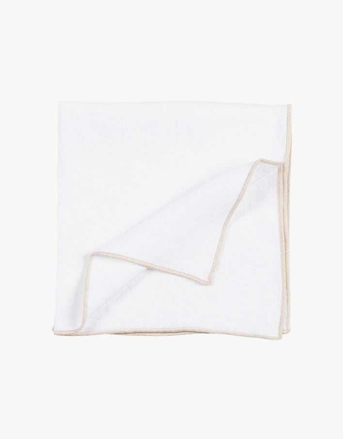 Linserviett beige - 47x47 cm beige - 1