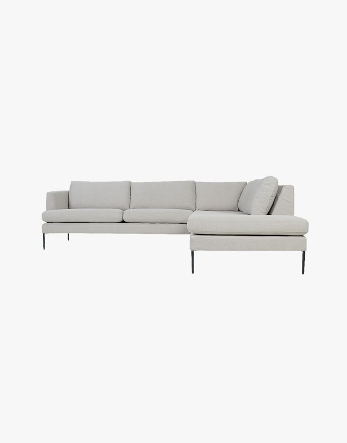 Sofa åpen ende høyre beige - 269x220x80 cm beige - 1