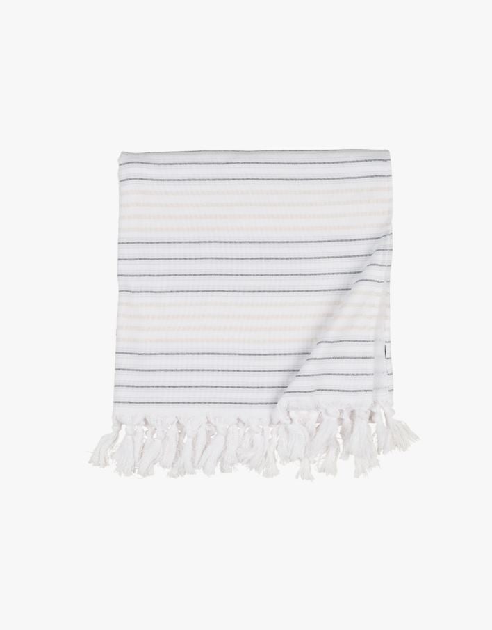 Badehåndkle multi blå - 75x150 cm multi blå - 1