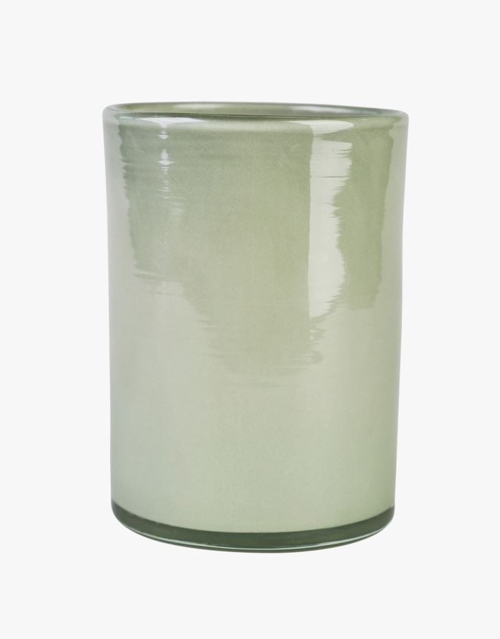 Telysholder lindegrønn - 8x8x9 cm lindegrønn - 1