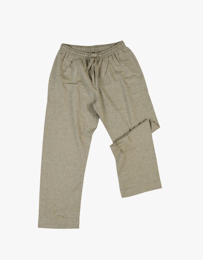 Pyjamasbukse olivengrønn - one size olivengrønn - 1