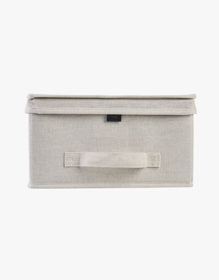 Oppbevaringsboks lys natur - 30x30x16 cm lys natur - 1