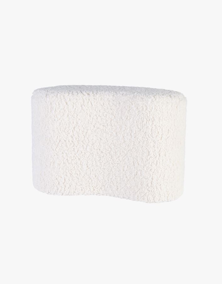 Puff hvit - 30x50x32 cm hvit - 1