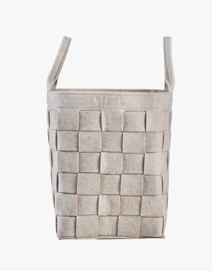 Skittentøyskurv beige - 34x34x50 cm beige - 1