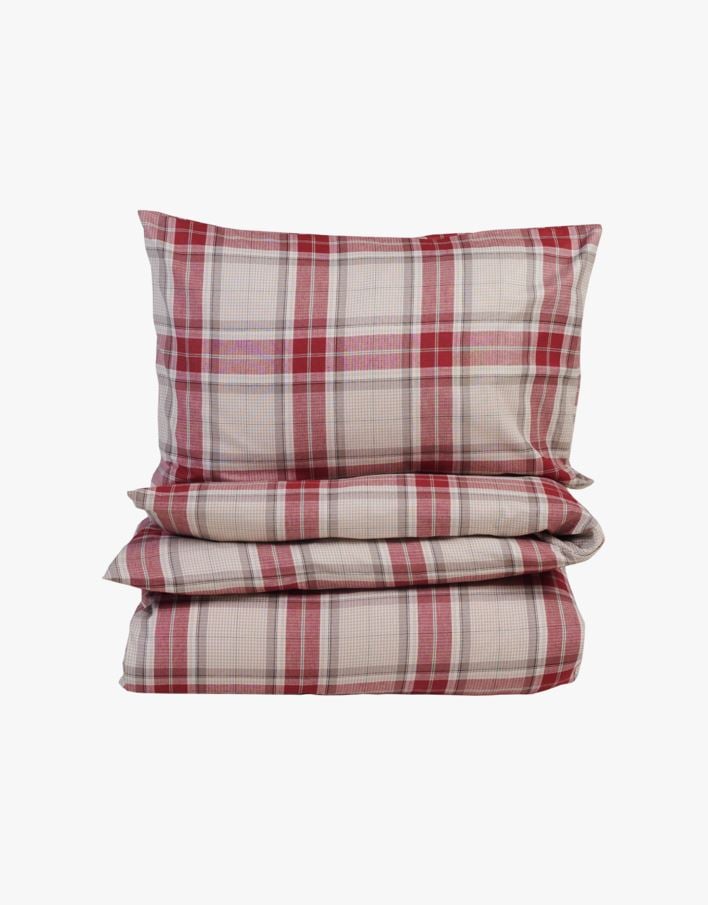 Garnfarget bomull sengesett multi - 140x200+50x70 cm multi - 1