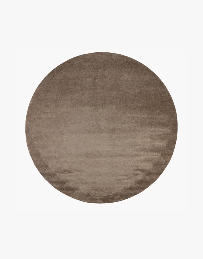 Rundt teppe brun - ø240 cm brun - 1