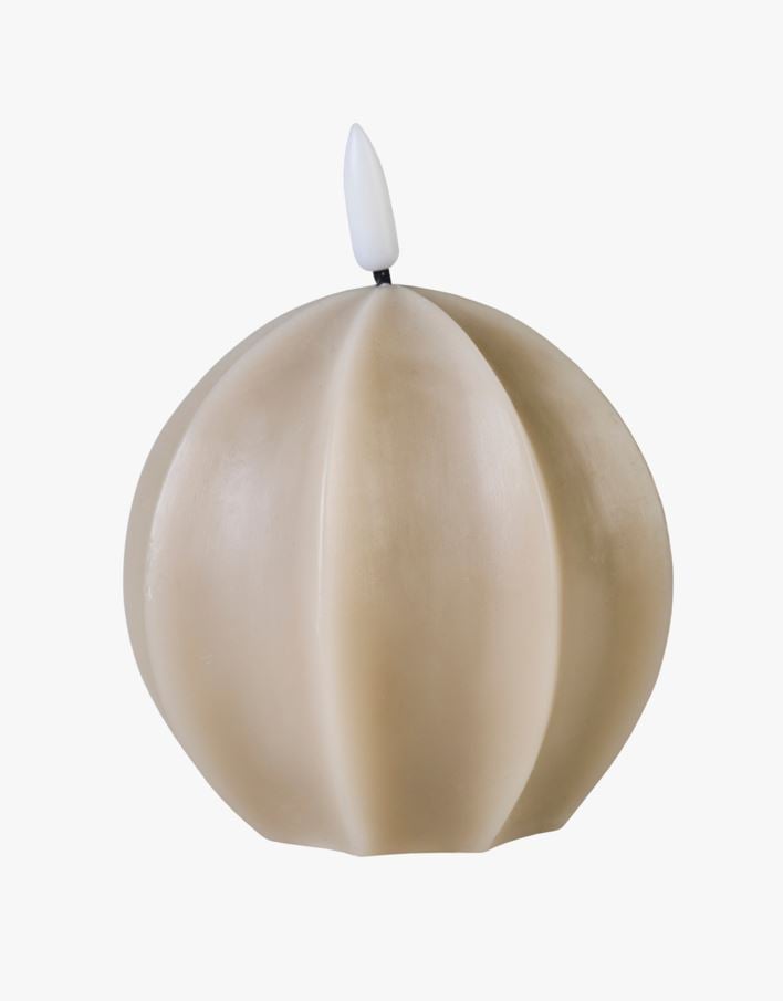 Led lys beige - 9,5x9,5x12,5 cm beige - 1