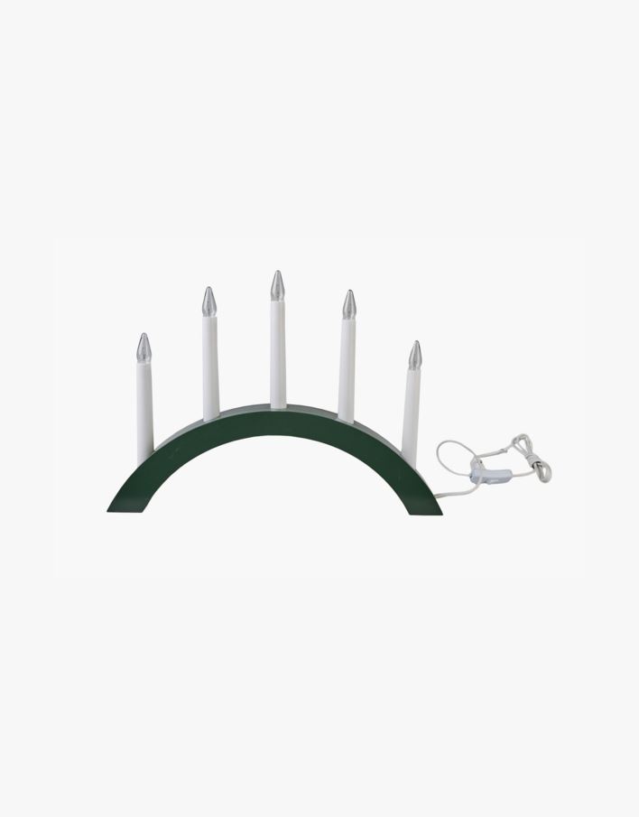 Adventsstake mørk grønn - 42x5x29 cm mørk grønn - 1