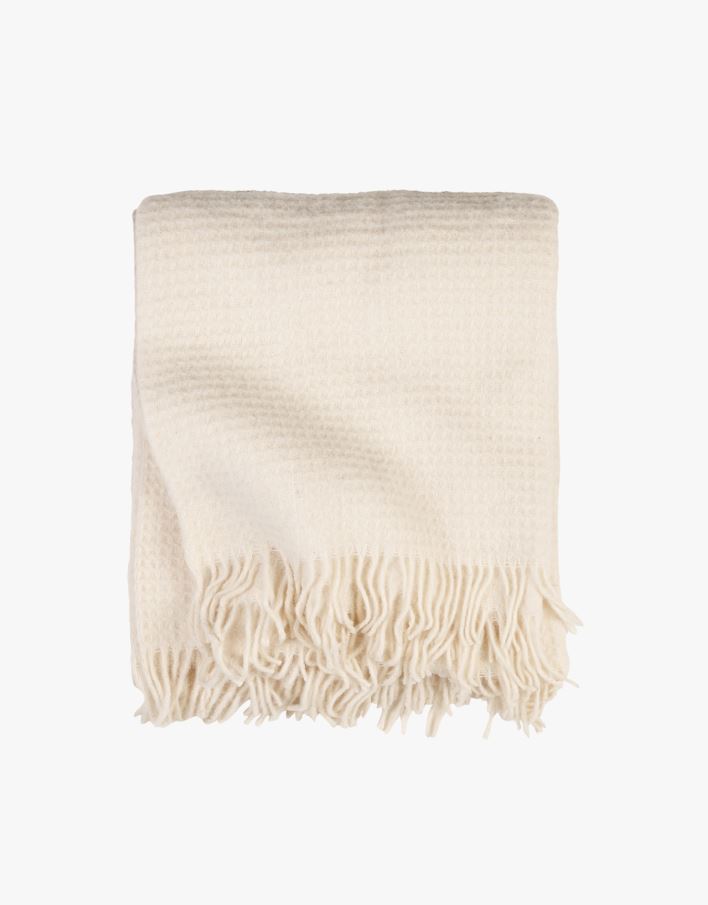 Ullpledd offwhite - 190x200 cm offwhite - 1