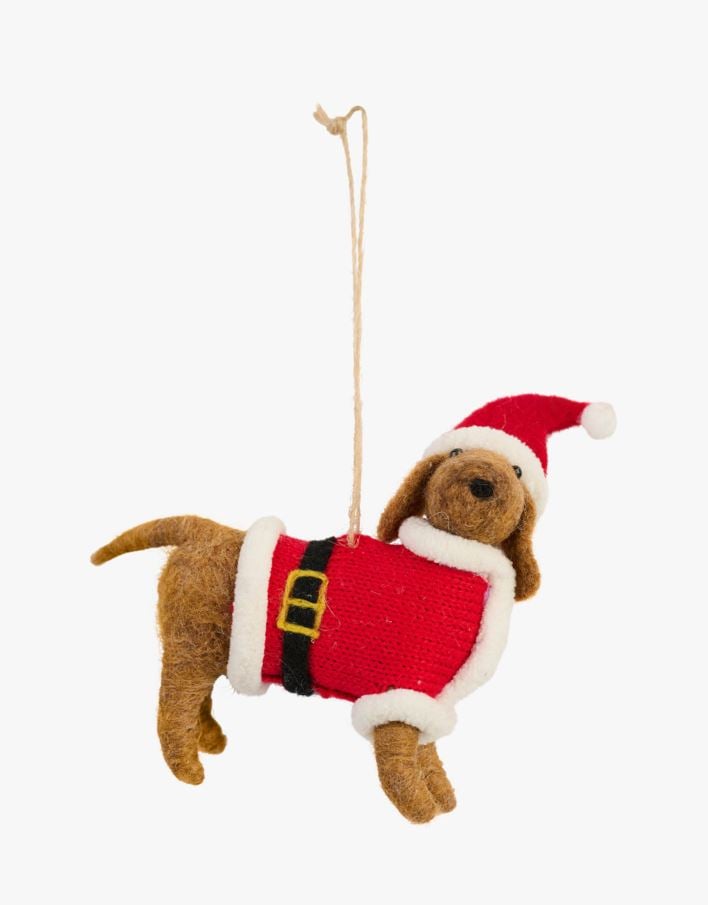 Juletrepynt multi rød - 11x4x10,7 cm multi rød - 1