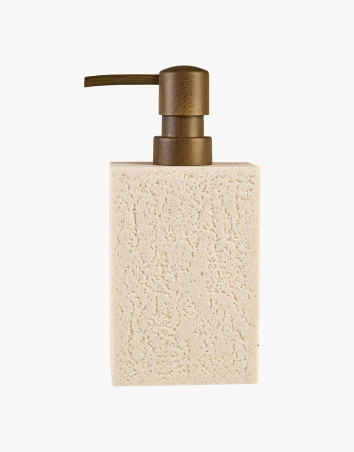 Såpedispenser sand - 8x5x18 cm sand - 1