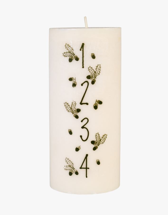 Adventslys offwhite - 15 cm ø6,8 offwhite - 1