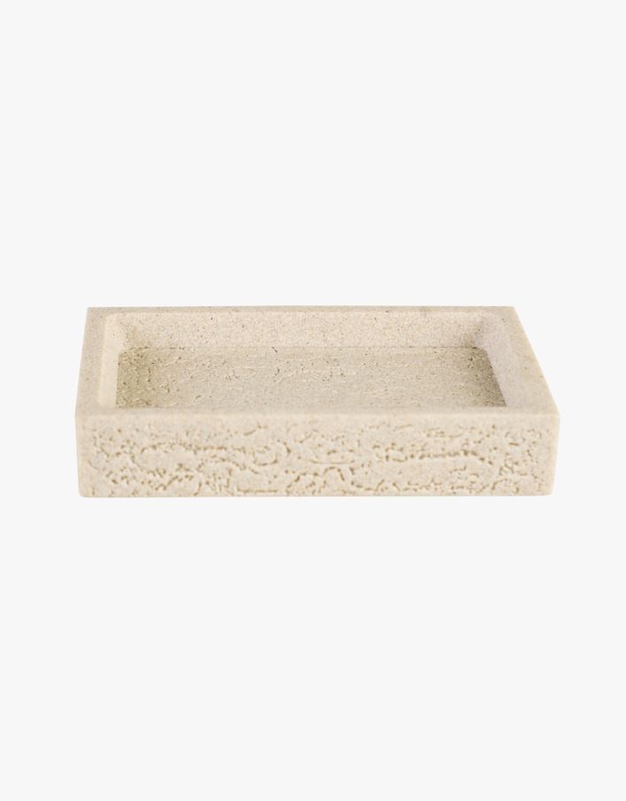 Såpeskål sand - 13,2x8,7x2,5 cm sand - 1