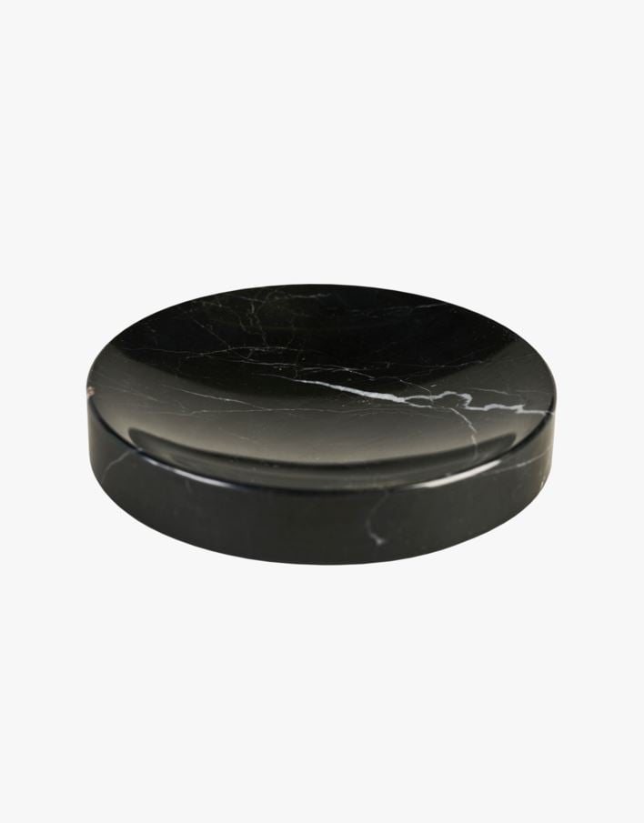 Såpeskål svart - 11,5x11,5x2 cm svart - 1