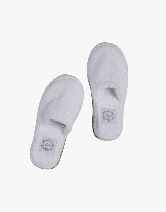 Tøfler hvit - 39 hvit - 1