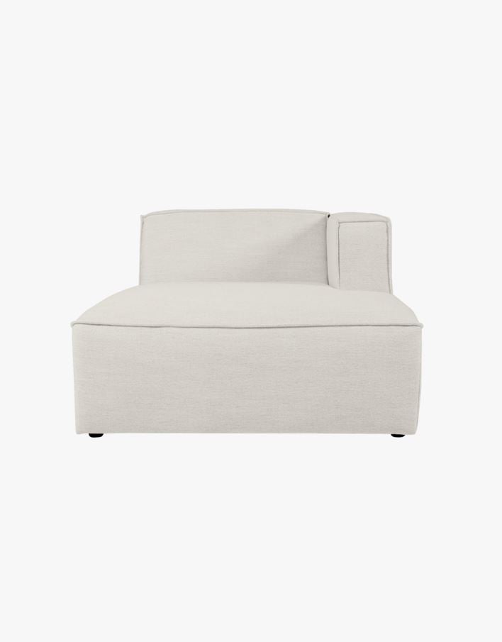 Modulsofa sjeselong høyre natur - 114x154x73 cm natur - 1