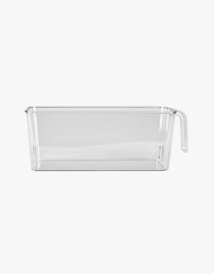 Oppbevaringsboks transparent - 12,5x30x11 cm transparent - 1