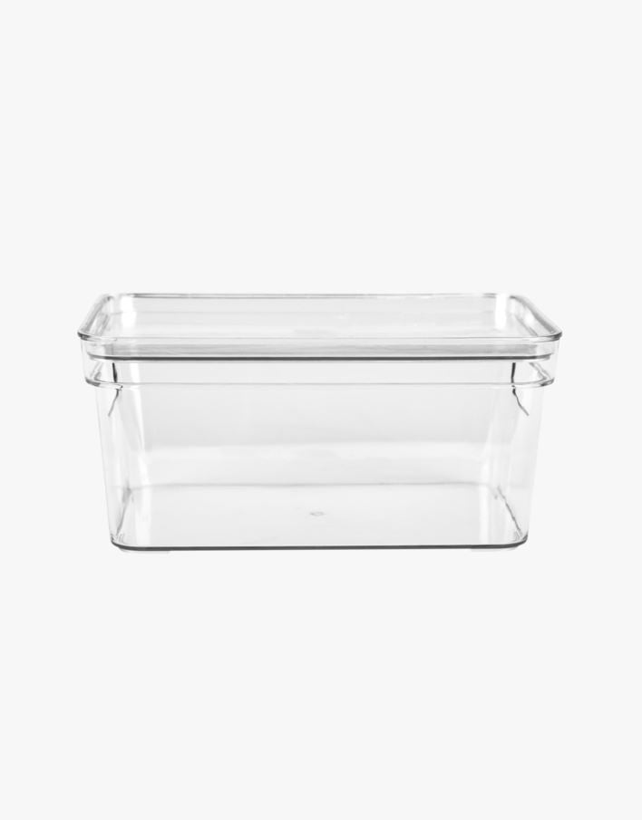 Oppbevaringsboks transparent - 17x26x12 cm transparent - 1