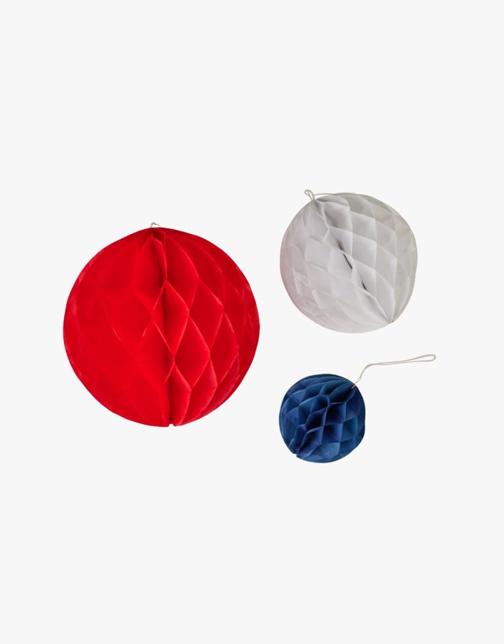 Papirpynt 3pk multi rød - ø20 multi rød - 1