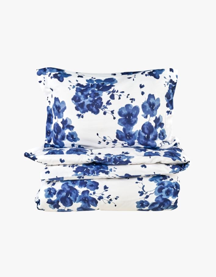 Sateng sengesett blå - 140x200 cm blå - 1