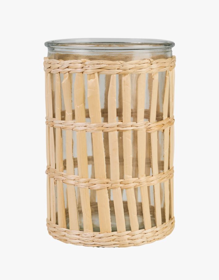 Telysholder natur - 10x10x15 cm natur - 1