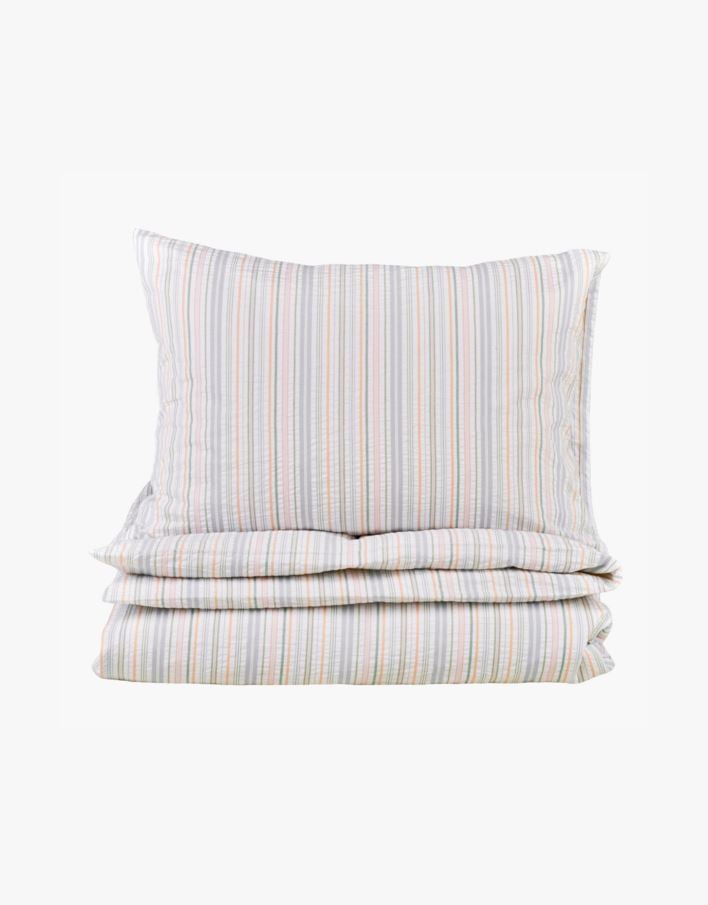 Krepp sengesett multi - 140x200+50x70 cm multi - 1