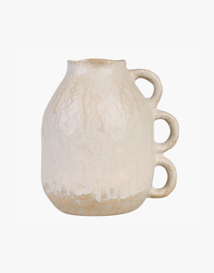 Vase lys beige - 19,8x16,3x21,5 cm lys beige - 1