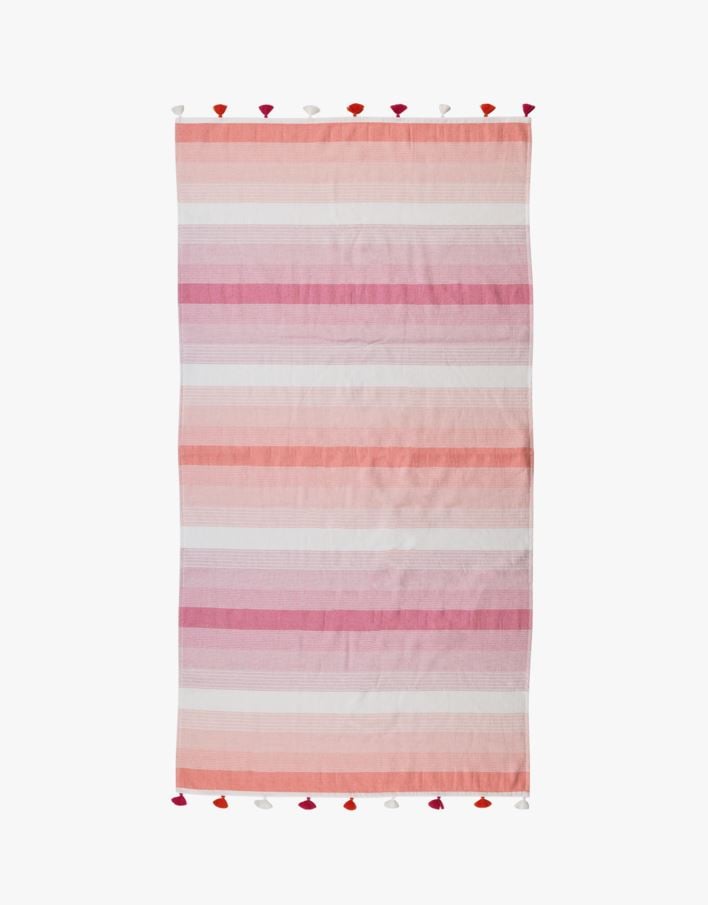 Badehåndkle multi rosa - 75x150 cm multi rosa - 1