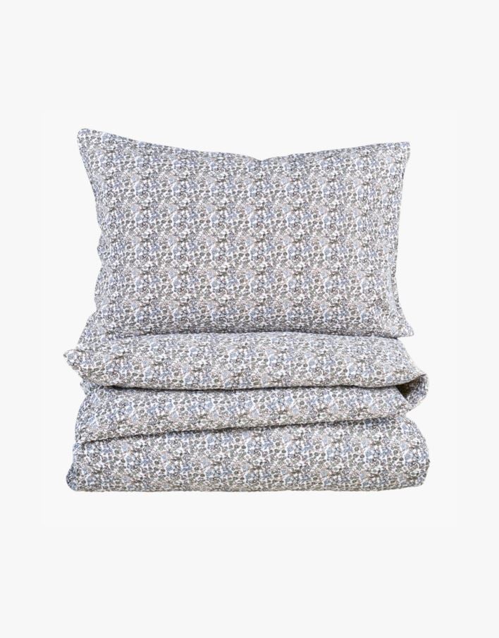 Krepp sengesett multi blå - 140x200 cm multi blå - 1