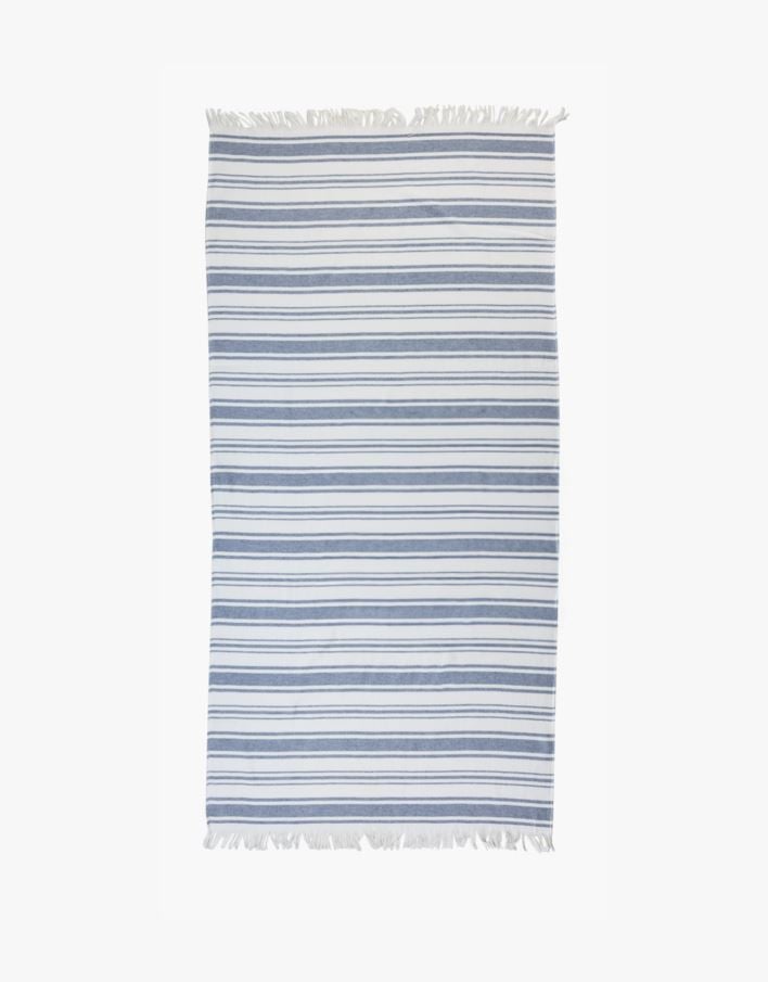 Badehåndkle multi blå - 75x150 cm multi blå - 1
