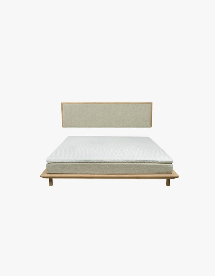 Seng naturoljet eik beige - 180x200 cm beige - 1