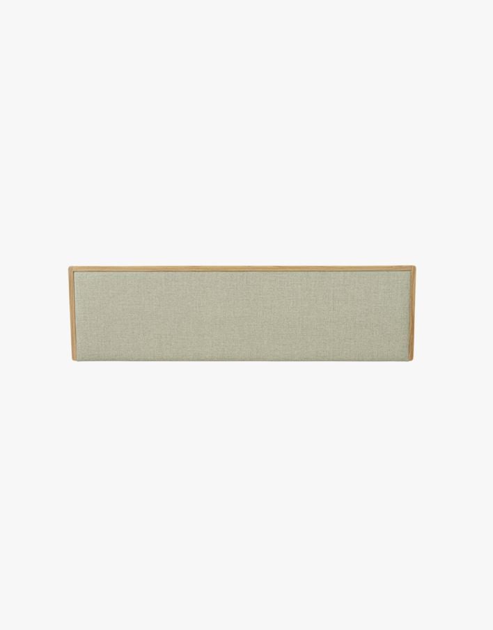 Sengegavl naturoljet beige - 199x3x55 cm beige - 1