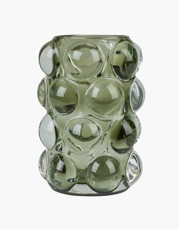 Telysholder grågrønn - 8,5x8,5x12,5 cm Grågrønn - 1