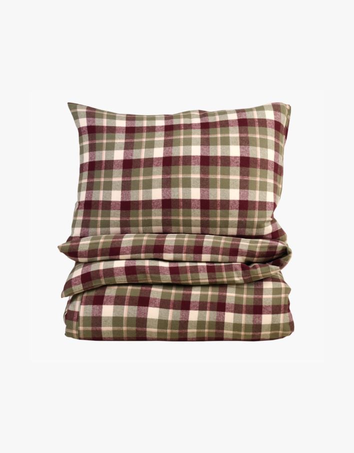 Garnfarget flanell sengesett multi - 200x220 cm multi - 1