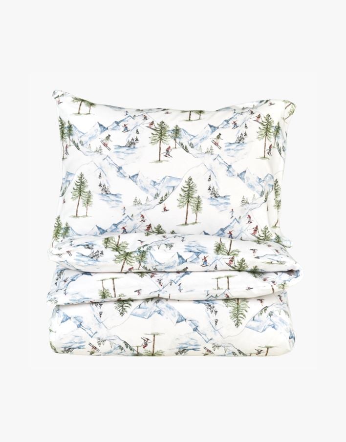 Flanell sengesett multi - 140x200 cm multi - 1