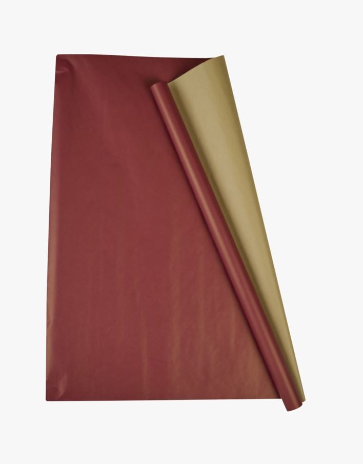 Gavepapir rød - 70x300 cm rød - 1