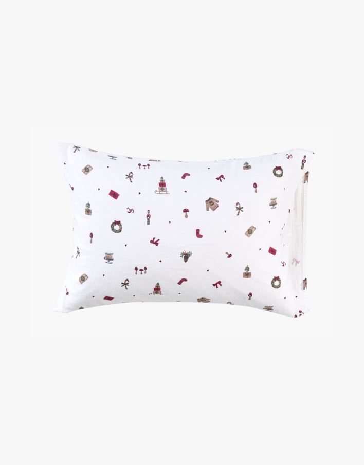 Flanell putevar multi rød - 50x70 cm multi rød - 1