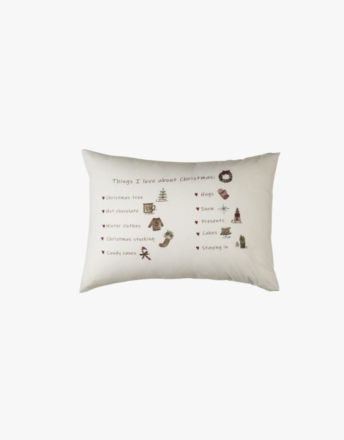 Flanell putevar multi grønn - 50x70 cm multi grønn - 1