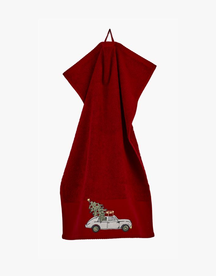 Gjestehåndkle multi rød - 40x60 cm multi rød - 1