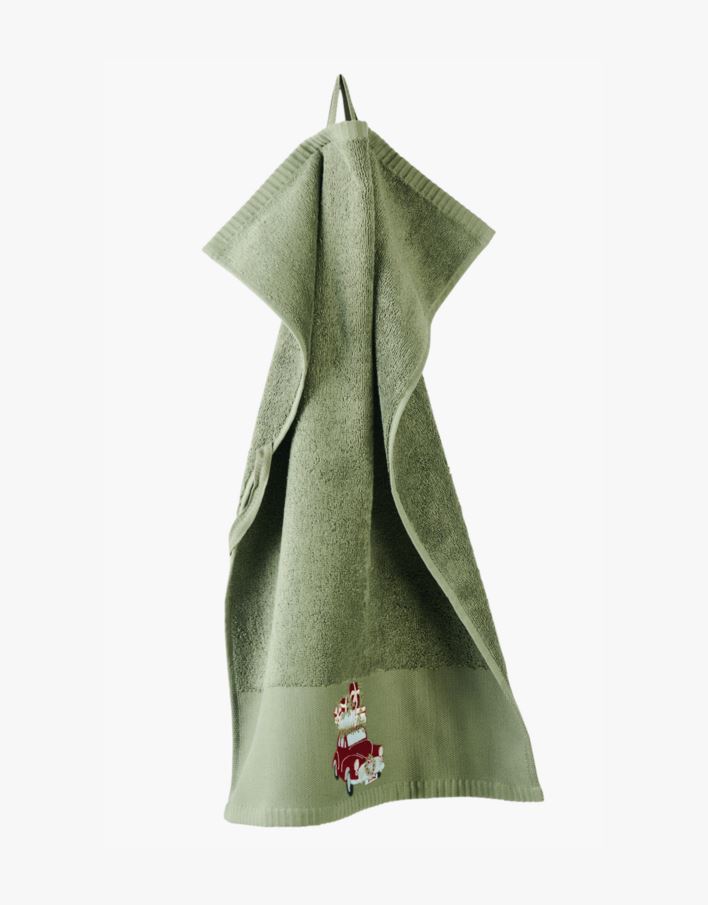 Gjestehåndkle olivengrønn - 40x60 cm olivengrønn - 1