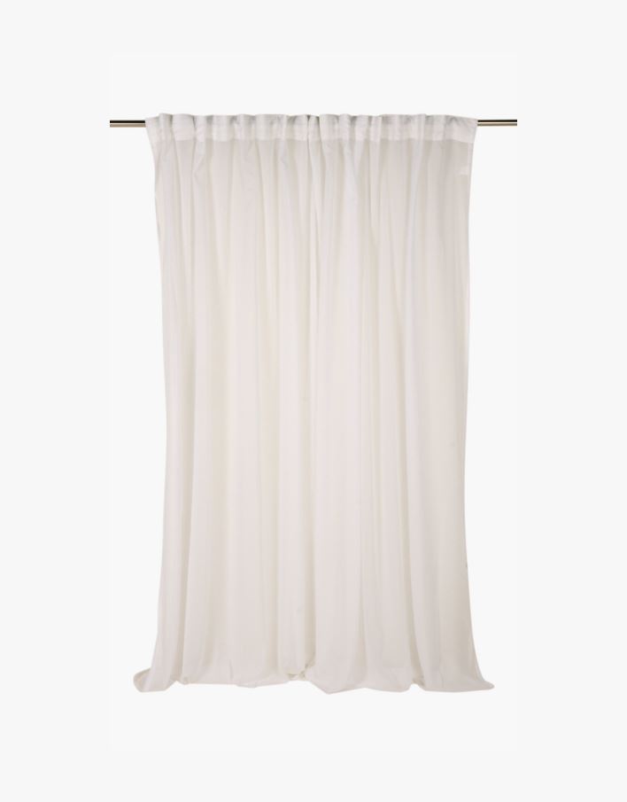 Ekstra bred gardin hvit - 270x240 cm hvit - 1