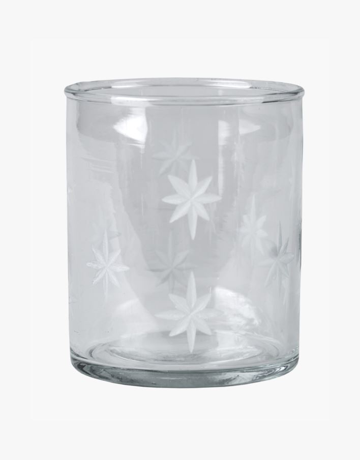 Telysholder transparent - 7,5x7,5x9 cm transparent - 1