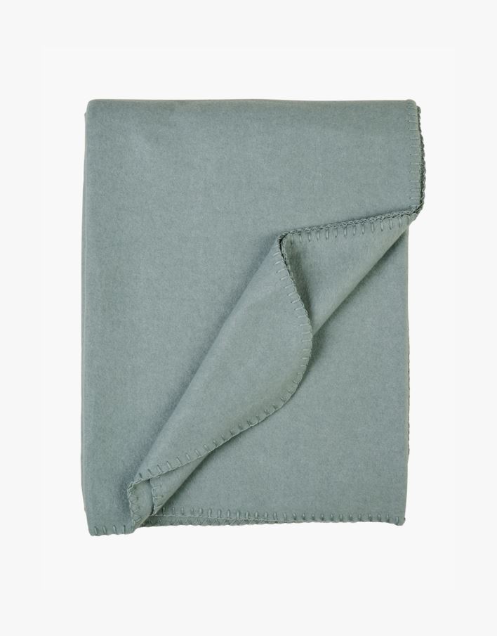 Fleecepledd mørk aquablå - 130x170 cm mørk aquablå - 1